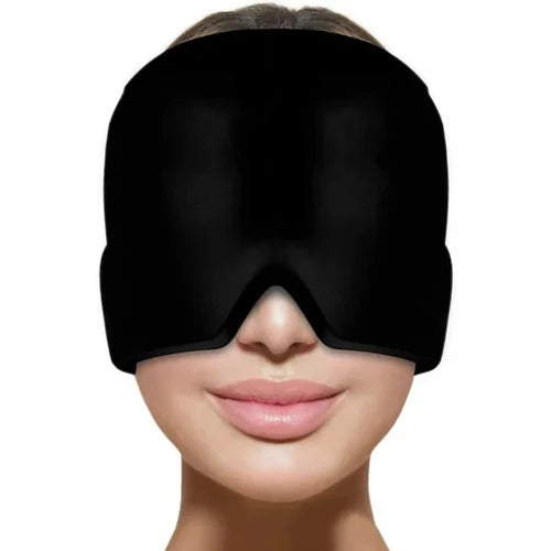 Gel Cold Ice Cap Head Heat Treatment Head Wrap Face Mask Massage Sleep