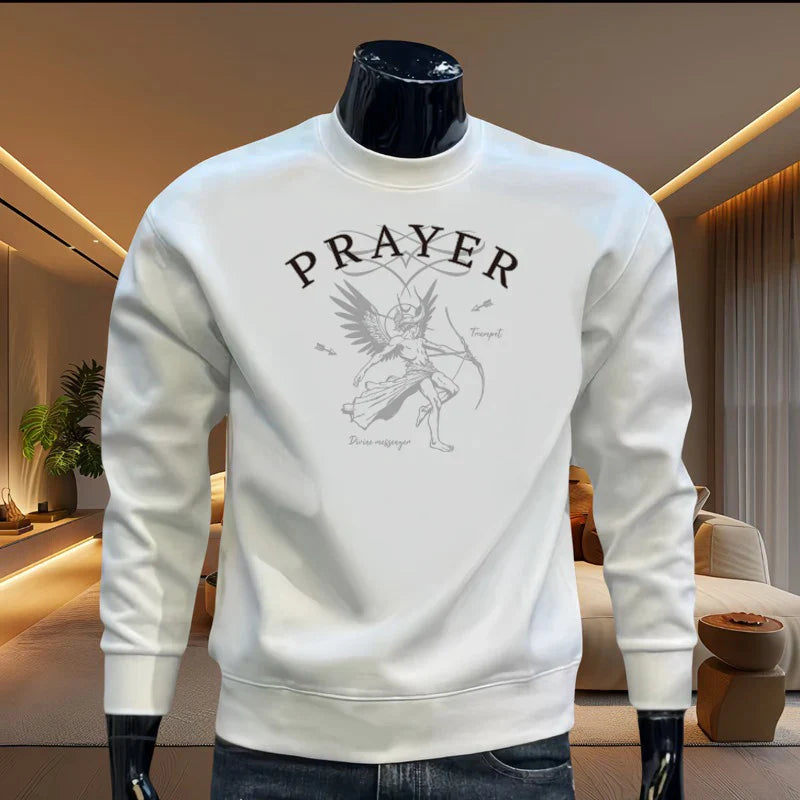 New Autumn Men Graphic Sweatshirts Hoodied Long Sleeve T-shirt Cotton