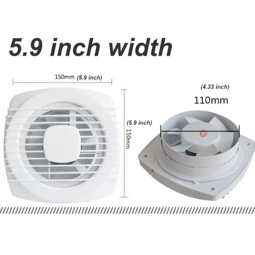220V 4/6/7inch 110/150/180mm silence Ventilating Strong Exhaust
