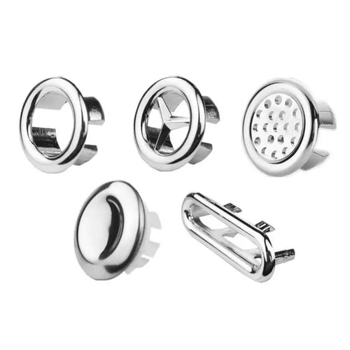5/1pcs Sink Hole Overflow Cover For Kitchen Bathroom Basin Decoration