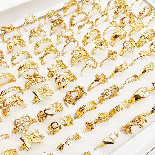 30pcs/Lot Factory Wholesale Alloy Finger Rings For Women HOT New Big