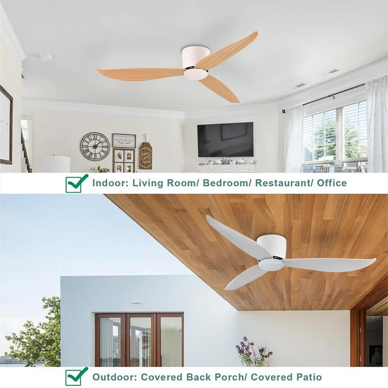 Led 6-Speed High Wind Ceiling Fan Ceiling Fan Light Strip Modern