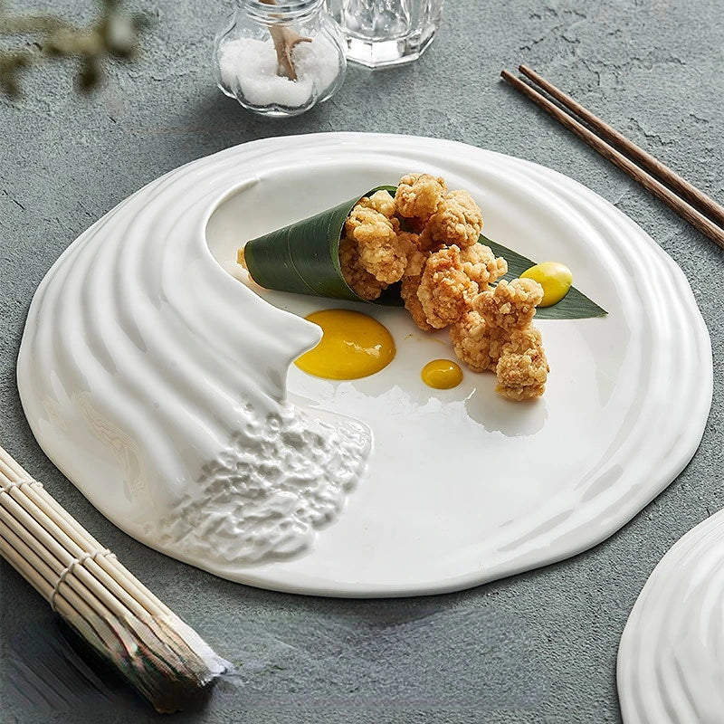 Creativity Hailang Stereoscopic Ceramic Tableware Special-shaped
