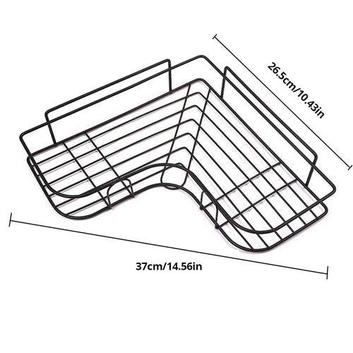 Iron Triangle Rack For Kitchen Bathroom Storage Rack Thickened Love