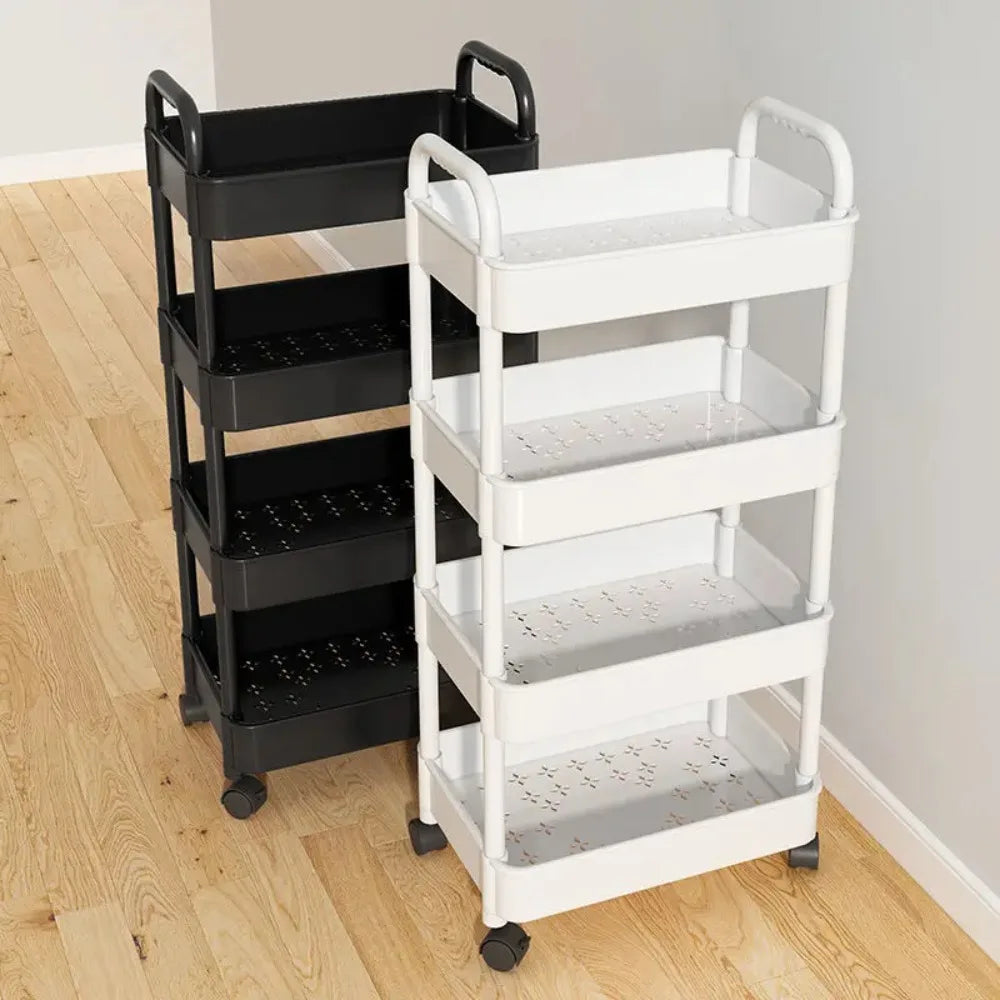Multi-Layer Trolley Rack Kitchen Floor Bedroom Baby Snacks Mobile