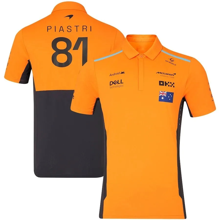 Formula1 Team Racing Official Website Summer Printed Polo Shirt