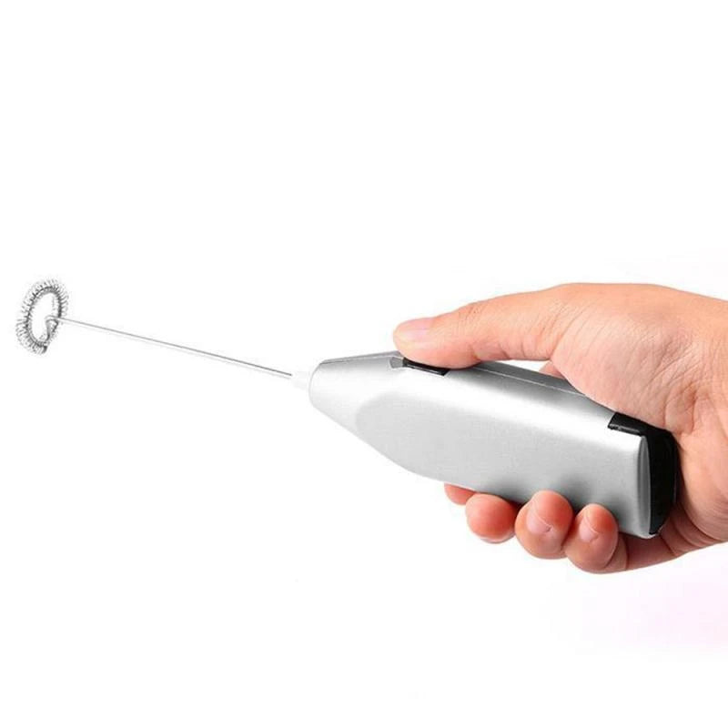Mini Electric Coffee Blender Handheld Eggbeater Stainless Steel Milk