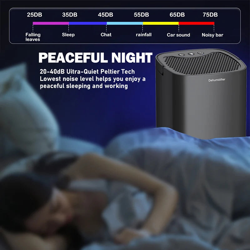 New Pattern Air Dehumidifier Mute Moisture Absorbers Air Dryer For