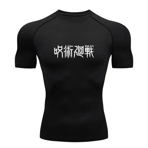Men's Summer Fitness Gym Sports Running T-Shirt New Hot Selling Anime