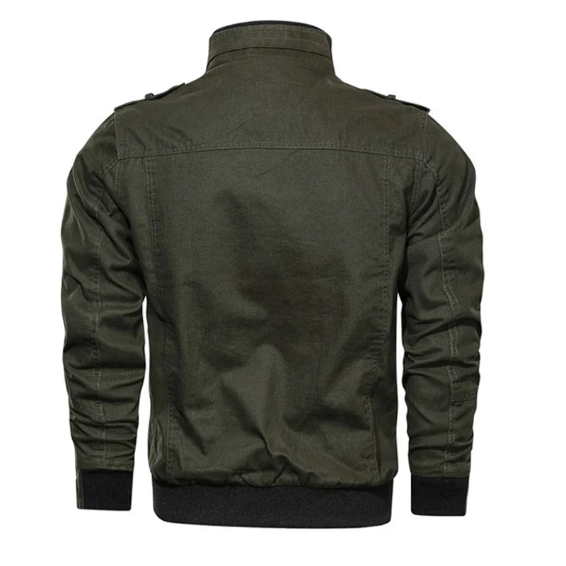 Men's Jacket Military Tactical Man Jackets Coat Zipper Cargo Jackets