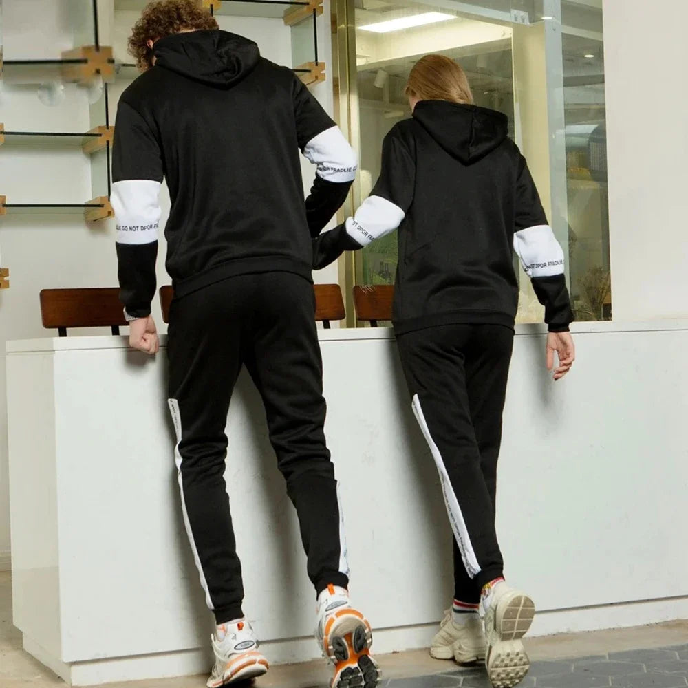 Mens Tracksuit High Quality Fashion Hooded Sweatshirt Sweatpants