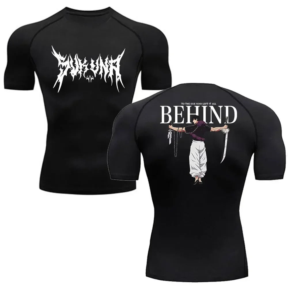 Men's Summer Fitness Gym Sports Running T-Shirt New Hot Selling Anime