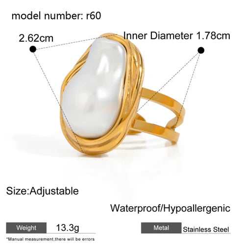 Fashion Simple Stainless Steel Rings For Women Gold Color Smooth