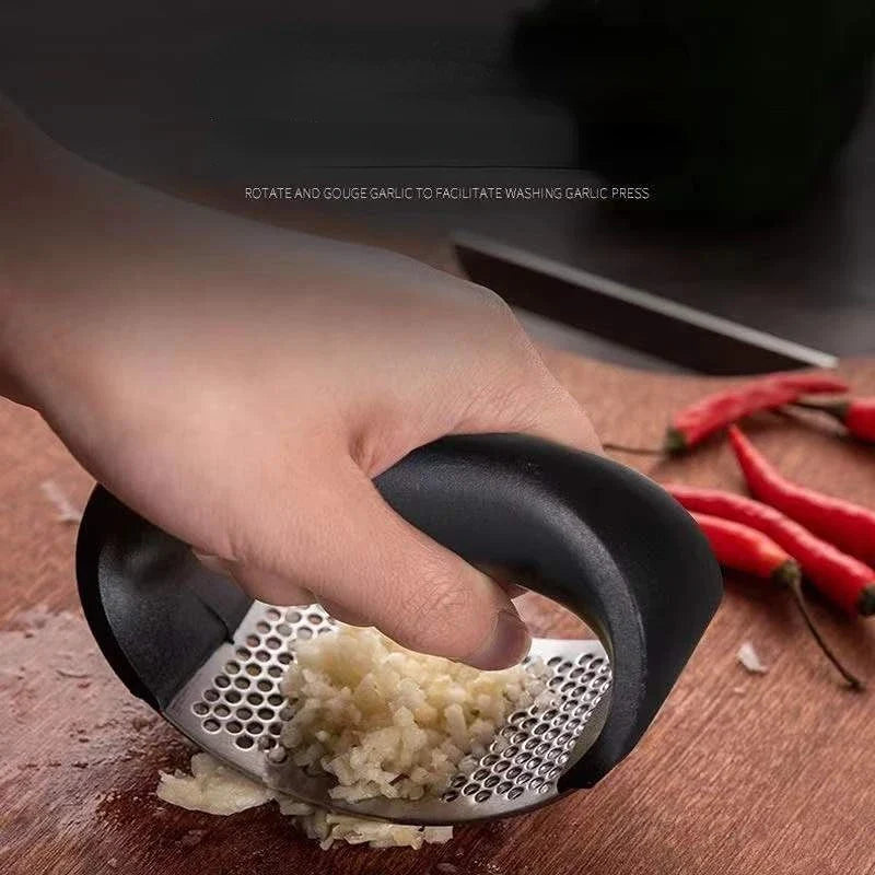 Stainless Steel Garlic Press Crusher Manual Garlic Mincer Chopping