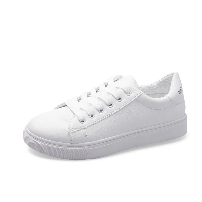 2024 New Women Sneakers Fashion Breathble Vulcanized Shoes Pu Leather