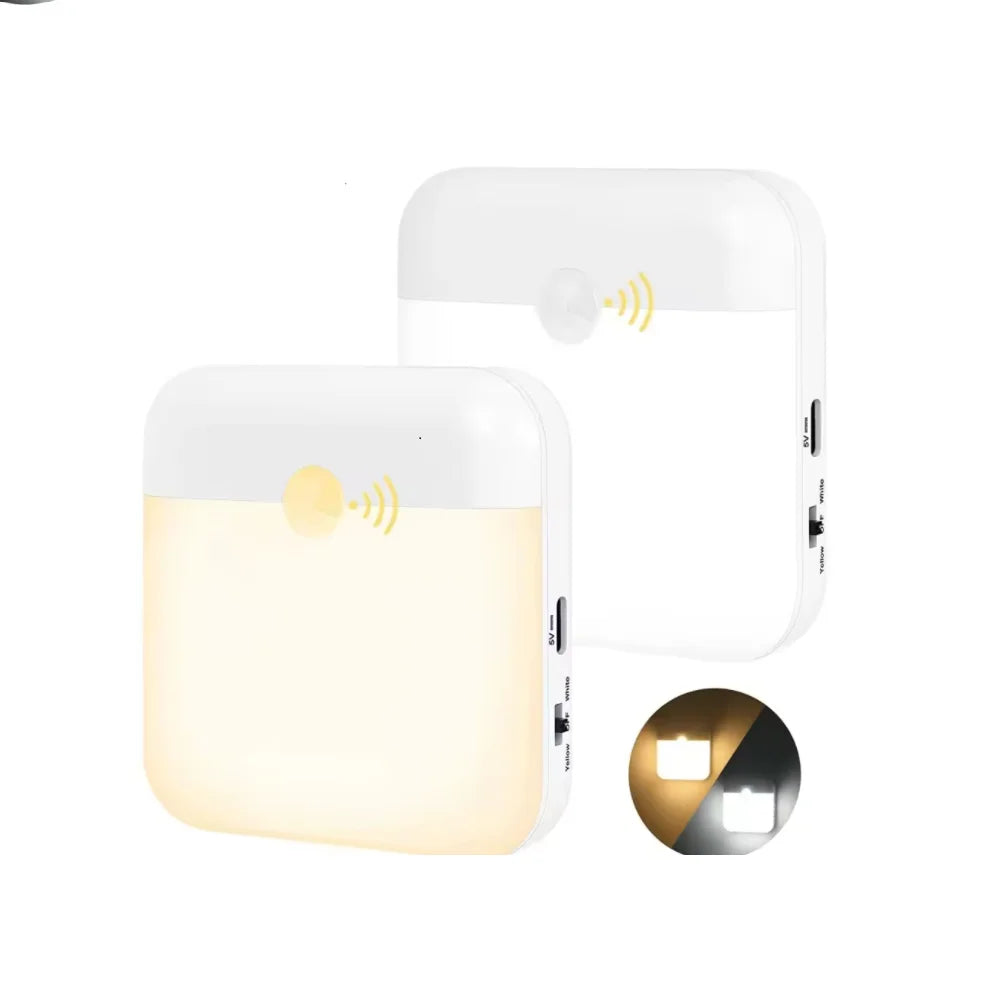 Rechargeable LED Night Light Motion Sensor Light USB Closet Light