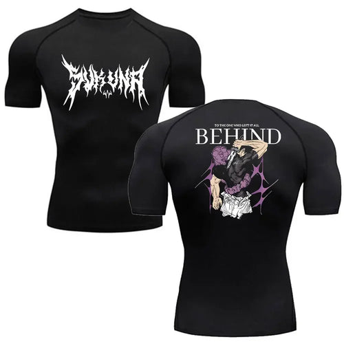Men's Summer Fitness Gym Sports Running T-Shirt New Hot Selling Anime