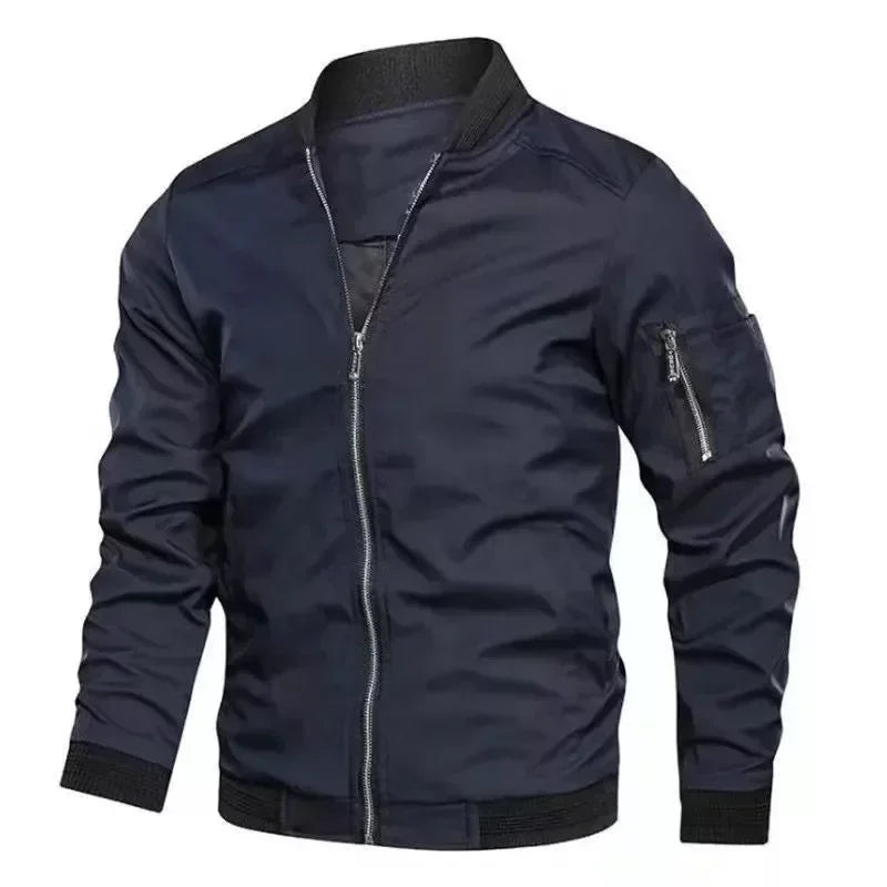 Men's Jacket Autumn Long Sleeve Baseball Uniform Windproof Cycling