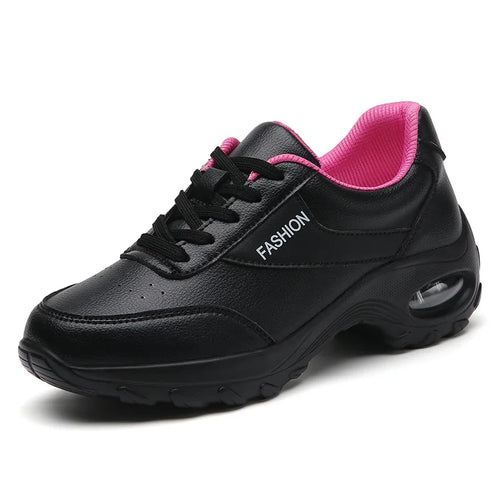 Tennis Sole Round Tip Boots Skateboarding Sneakers Woman Brand Wide