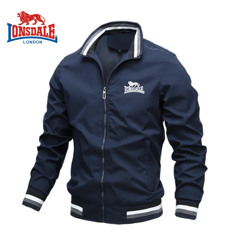 High End Embroidered CAMEL High-quality Men's Zippered Jacket, Spring