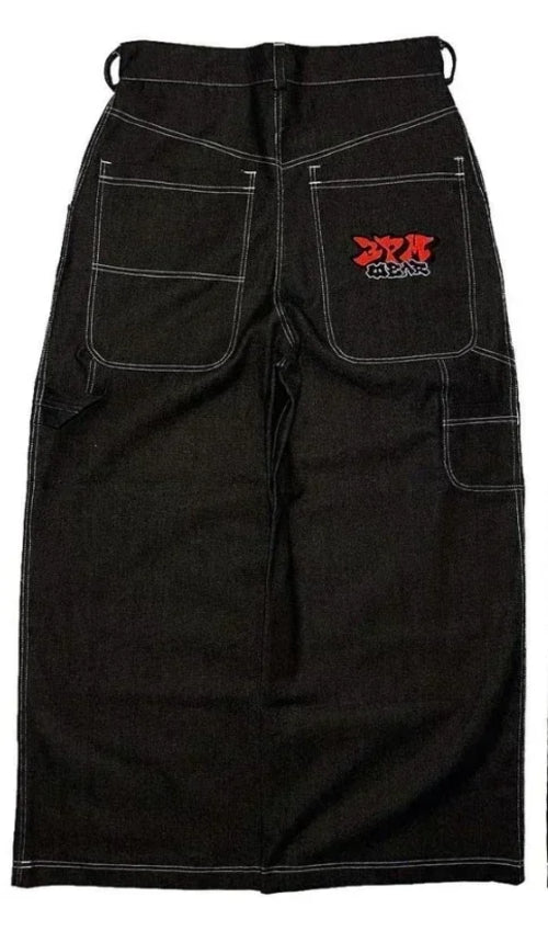 Y2K Baggy Jeans men Harajuku 2000s vintage Embroidered high quality