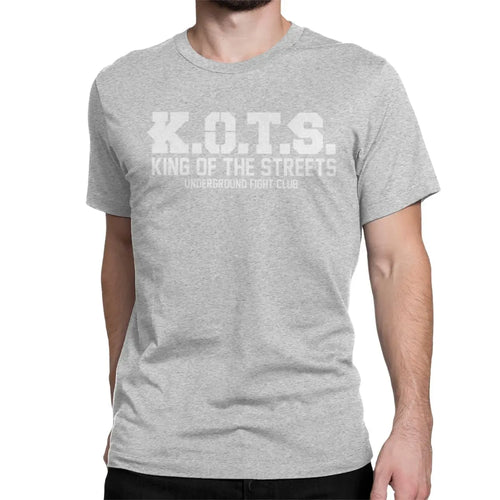KING OF THE STREETS K.O.T.S. Fight Club T-Shirt Men Women 100% Cotton