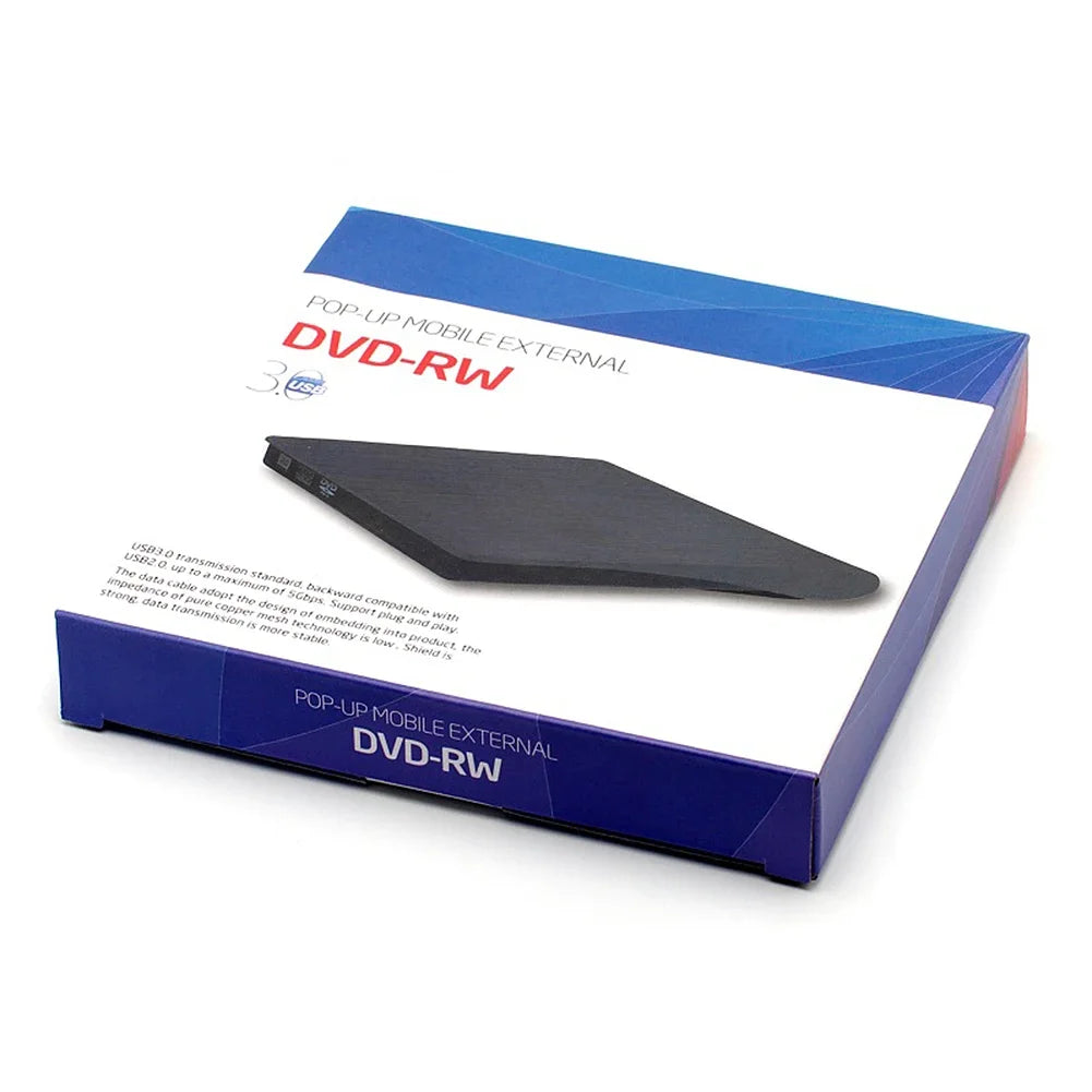 Optical Drive Case USB 3.0/USB 3.0 + Type-C 9.5mm/12.7mm Slim DVD