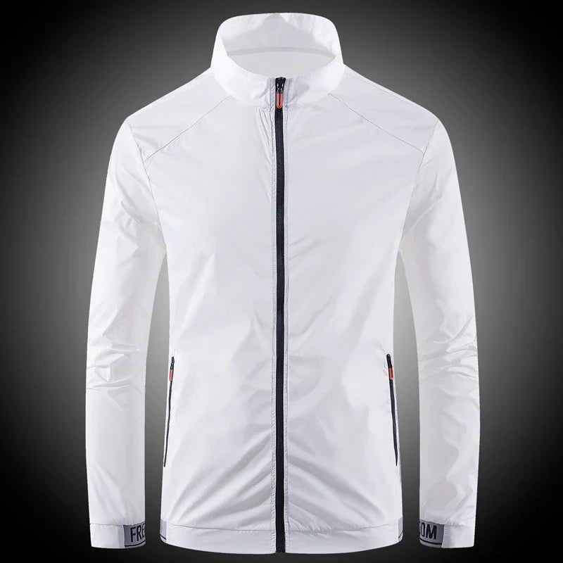 Men's sun protection clothes for summer ultra-thin breathable ice silk