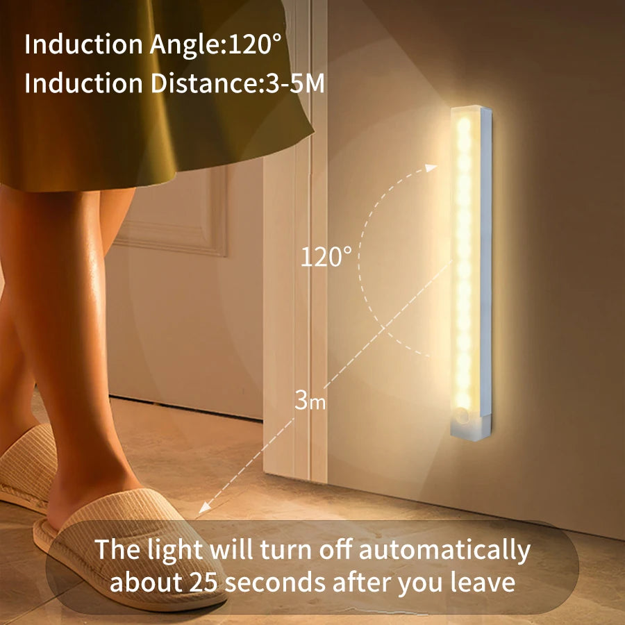 Smart Motion Sensor Night Light Wireless Rechargeable Led Night Lights