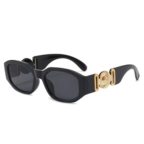 A Pair of PC Men and Women with the New High-value Retro Sunglasses