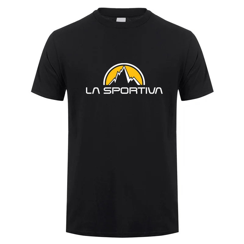 Summer Fashion La Sportiva Tshirts New Summer Short Sleeve Cotton