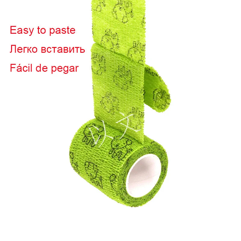 COYOCO Printed Self Elastic Adhesive Athletic Tape Wraps 2.5cm Sports