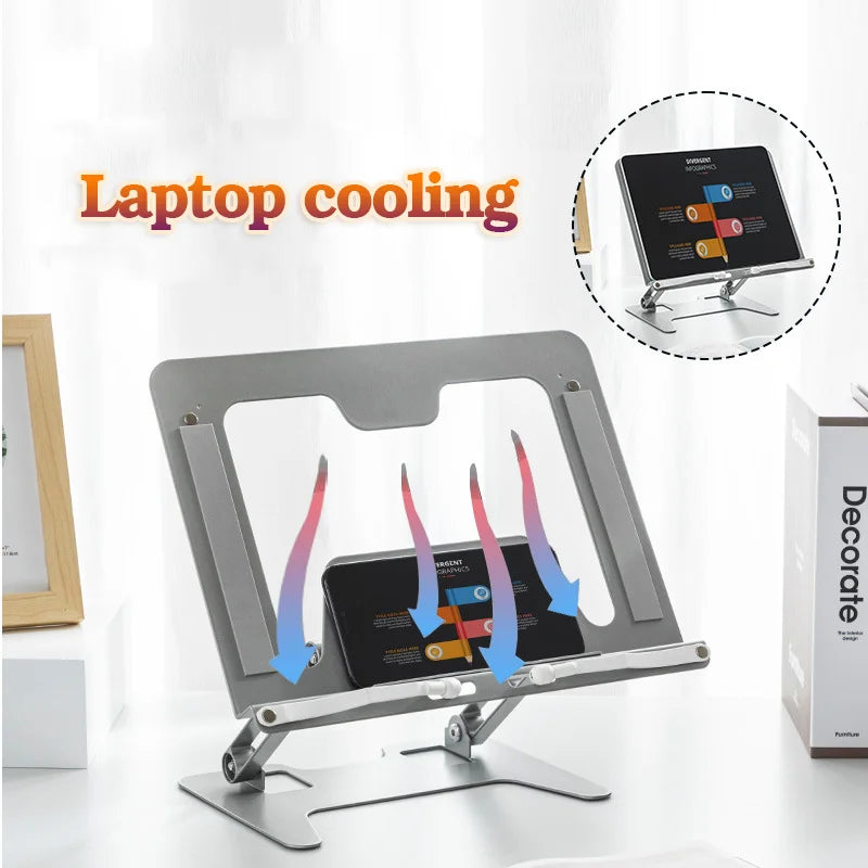 Multifunction Laptop Holder Reading Stand - Extendable Adjustable Book