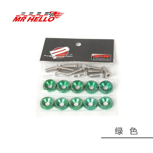 Improved Automotive Hexagonal Fasteners, Mudguard Washers, Bumper