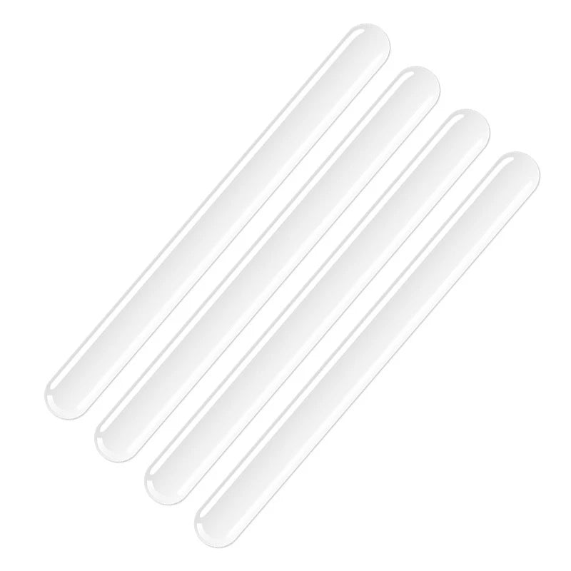 4PCS Extended Car Door Bumper Strip Transparent Body Protector