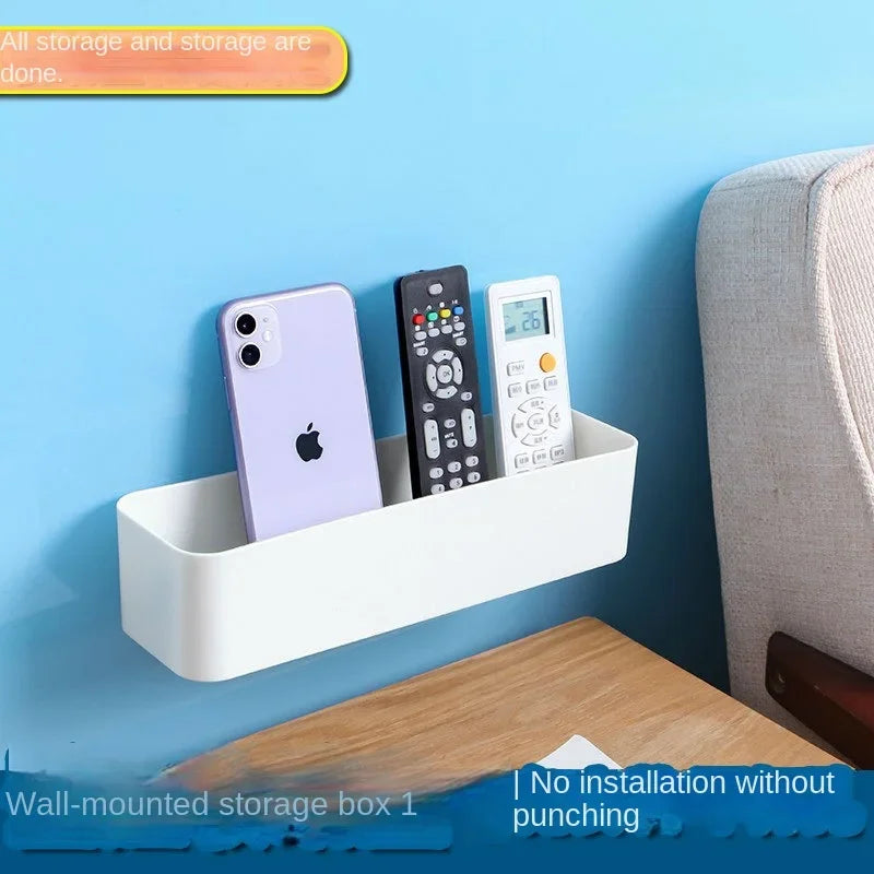 Multifunctional Plastic Wall-Mounted Storage Basket for Kitchen