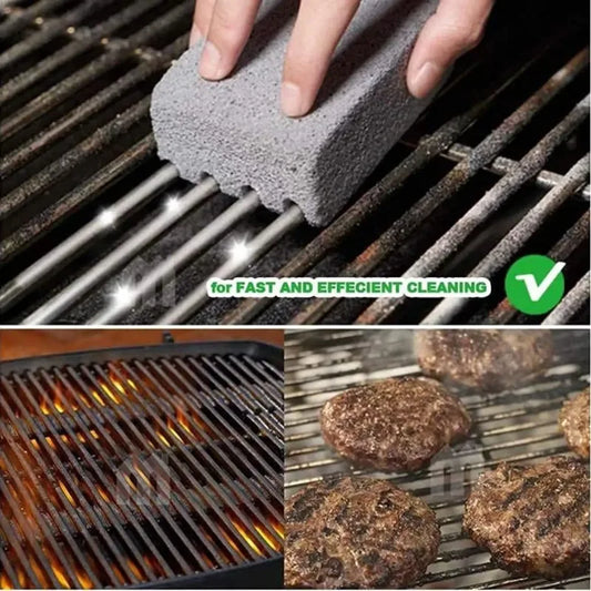 Home Outdoor Barbecue Cleaning Brick Baking Pan Tool High Temperature