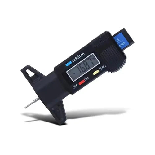 LCD tire tread gauge Automotive tire 0-25mm measuring tool Caliper