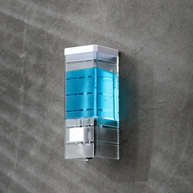 Non-punching Manual Press Soap Dispenser Wall Hanging Traceless Paste