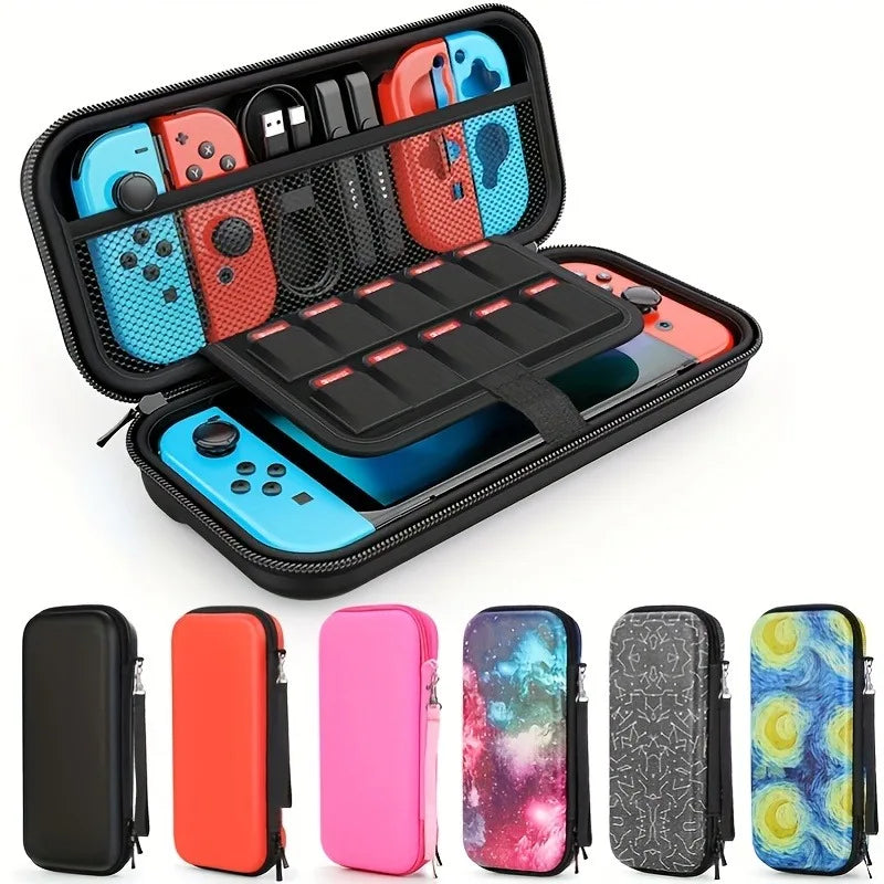 Nintendo Switch Cord Storage Bag Portable Waterproof Hard Case