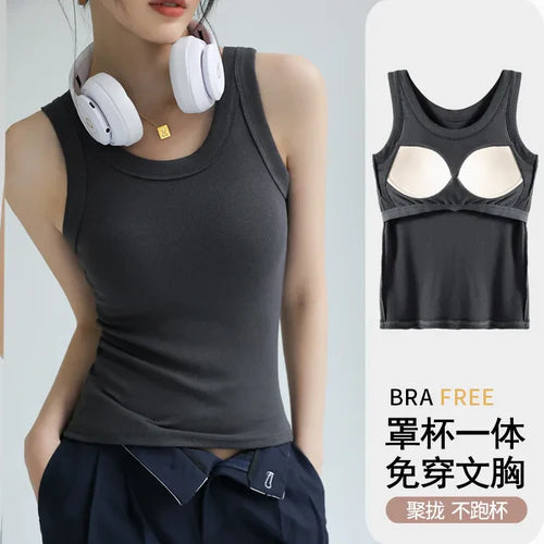 Ribbed Knitted Tops Neck Summer Basic Shirts White Black Casual Sport