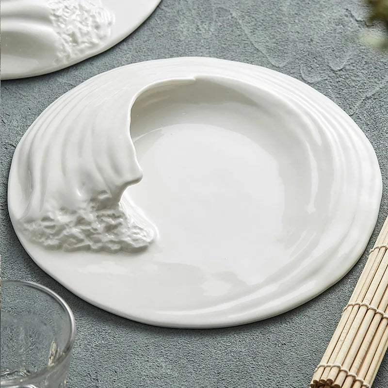 Creativity Hailang Stereoscopic Ceramic Tableware Special-shaped