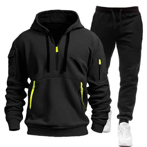 2024 Fashion Sportswear Plus Pants Sweatshirts Fleece Zipper Casual