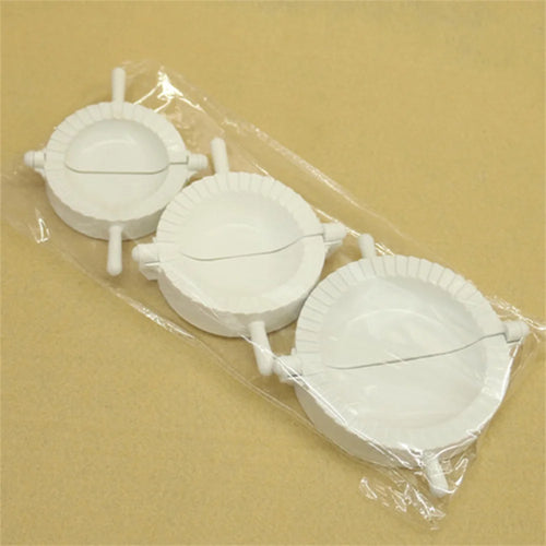3PCS 7CM/8CM/10CM Kitchen Dumpling Molds Plastic Dough Press Dumpling