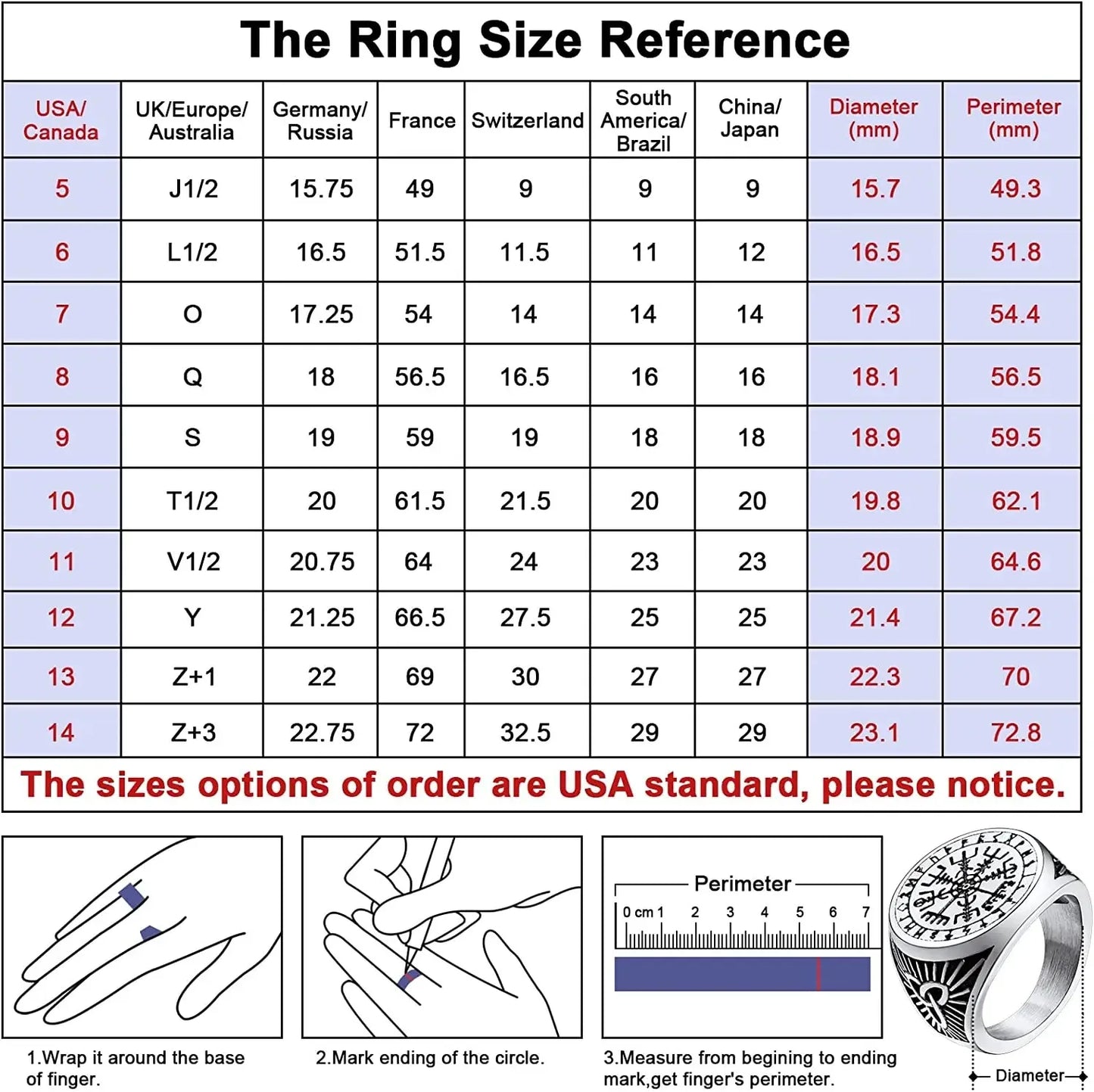 Norse Ring Men Signet s Viking Jewellery Runic Compass Vegvisir Thumb