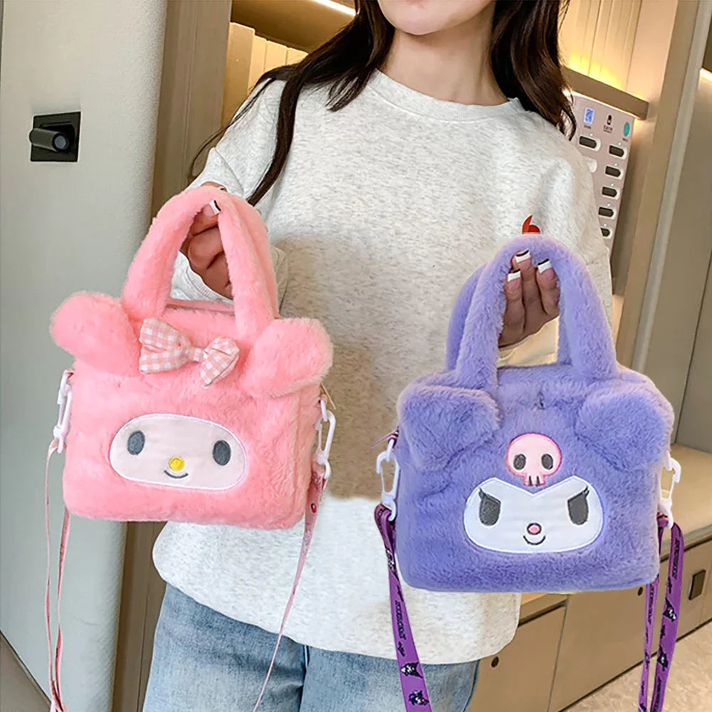 Sanrio Bag Kawaii Kuromi Cinnamoroll My Melody Cartoon Anime Plush