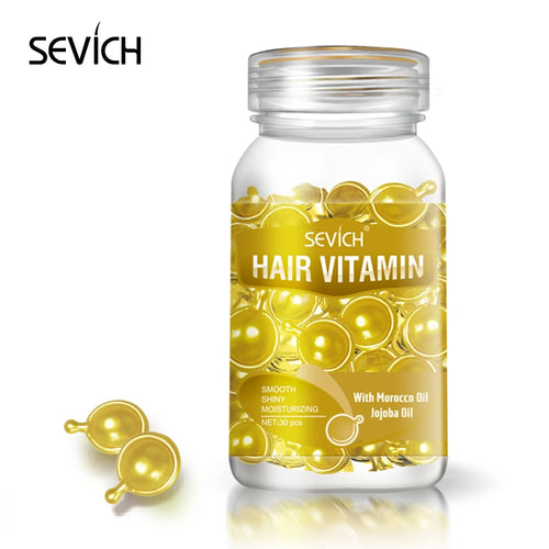 30Pcs Anti Hair Loss Hair Vitamin Capsule Oil Keratin Complex Oil