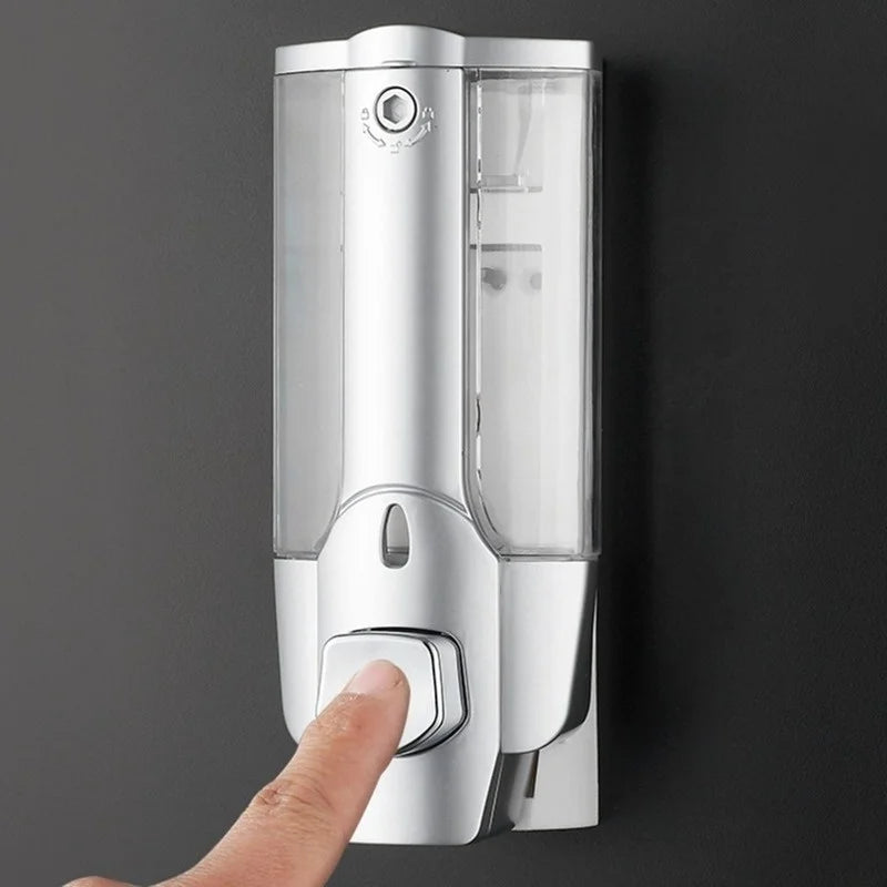 350ml Hand Soap Shampoo Dispenser Wall Mount Shower Liquid Dispensers