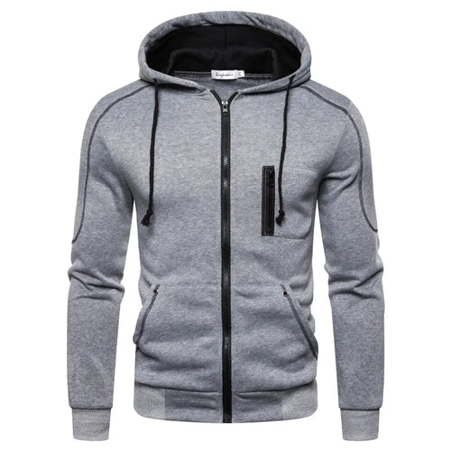 2024 Men Sets Wear Men's Fashion Autumn Winter Double Zipper Jacket/
