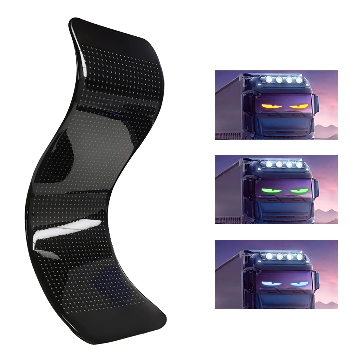 2024 Dynamic Devil's Eye Truck Windshield scrolling Advertising